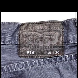Levis 514 Jeans Straight Leg Mens Denim. 35 x 30.